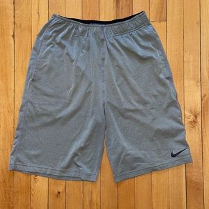 Medium Grey Nike Dry-Fit Shorts